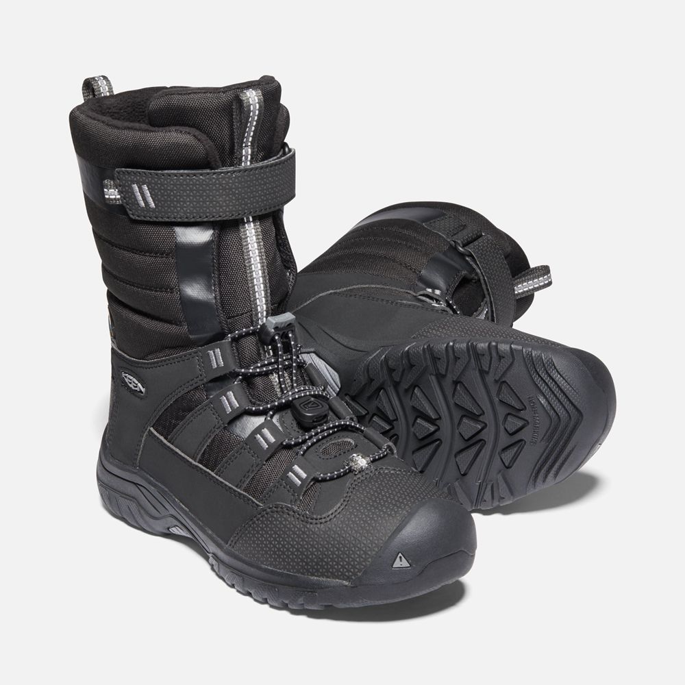 Bottes Hiver Keen Enfant Noir | Winterport Neo Waterproof | QVZWG-3802